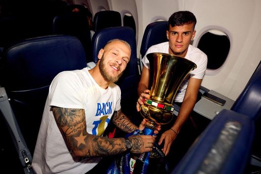 Getty Images Inter, Dimarco condivide la gioia per “Cabeza” Stankovic- immagine 2