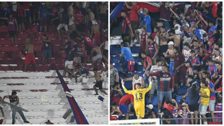 Cerro Porteño, rissa tra due fazioni ultras: sospesa la gara con il 2 de Mayo - immagine 1