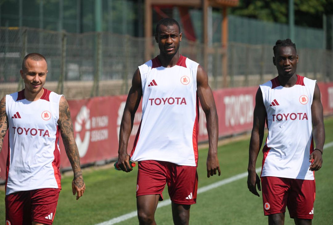 Roma, lavoro sul campo e in palestra a Trigoria – FOTO GALLERY - immagine 14