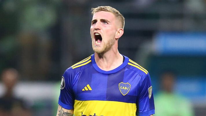 SAO PAULO, BRAZIL - OCTOBER 05: Nicolas Valentini of Boca Juniors celebrates scoring the team's third penalty in the penalty shoot out following the Copa CONMEBOL Libertadores 2023 semi-final second leg match between Palmeiras and Boca Juniors at Allianz Parque on October 05, 2023 in Sao Paulo, Brazil. (Photo by Alexandre Schneider/Getty Images) UFFICIALE – Nicolas Valentini è un nuovo calciatore della Fiorentina: il comunicato - immagine 1