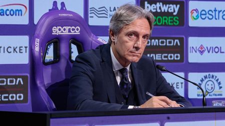 GERMOGLI PH: 12 NOVEMBRE 2025 BAGNO A RIPOLI VIOLA PARK CONFERENZA STAMPA DI PRESENTAZIONE DEL NUOVO ALLENATORE PAOLO VANOLI E DEL DIRETTORE SPORTIVO ROBERTO GORETTI NELLA FOTO ALESSANDRO FERRARI Ferrari