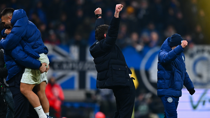 Getty Images VIDEO / Atalanta-Inter, la gioia di Chivu al fischio finale: abbracci con Calha, Frattesi… - immagine 1