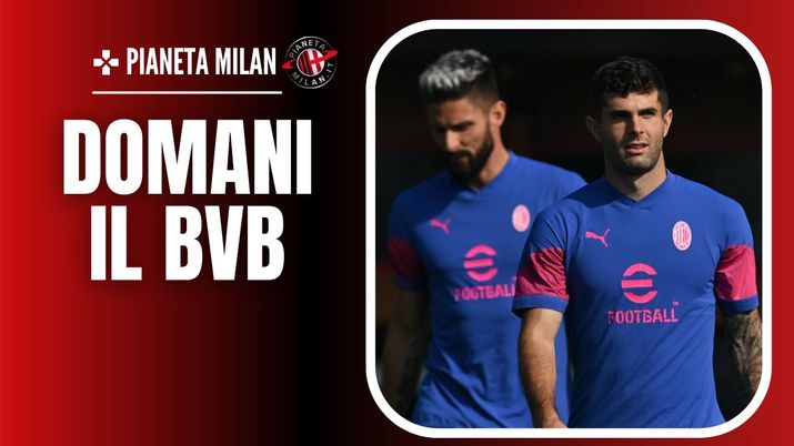 Borussia Dortmund-Milan Champions League 2023-2024 allenamento rifinitura Milanello