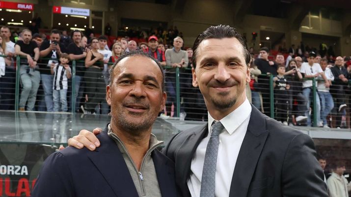 Ruud Gullit e Zlatan Ibrahimovic