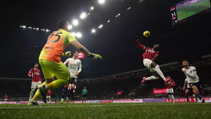 Tammy Abraham AC Milan Milan-Cagliari 1-1 Serie A 2024-2025