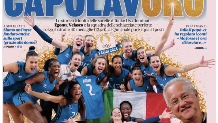 PRIMA PAGINA LA GAZZETTA DELLO SPORT OGGI: “Capolavoro!” - immagine 1