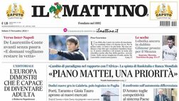 PRIMA PAGINA IL MATTINO OGGI: “De Laurentiis-Conte, avanti senza paura”