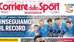 PRIMA PAGINA CORRIERE DELLO SPORT OGGI: “Neres, il Napoli avanza”