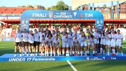 Finale Scudetto U17 Femminile, Roma-Milan 2-0: come due anni fa, vincono le giallorosse