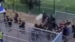 Pugni e spintoni ai cancelli: poi allo stadio Steaua la FCSB vince la Supercoppa…