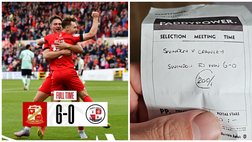 Swindon Town, tifoso si gioca l’età del padre e azzecca un clamoroso 6-0. E c’è un precedente…