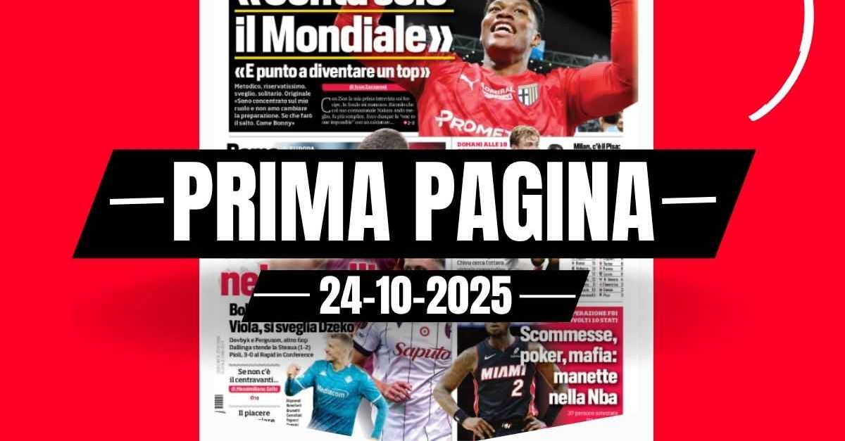 Prima pagina Corriere dello Sport: “Milan, c’è il Pisa. Leao con Gimenez”