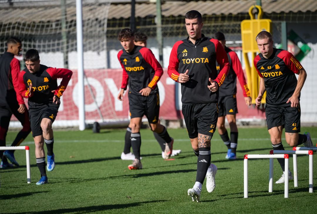 Roma, primo allenamento in vista del Bologna – FOTO GALLERY - immagine 15