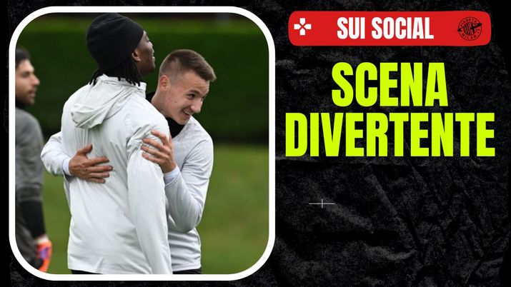 Rafael Leao Francesco Camarda Allenamento AC Milan News