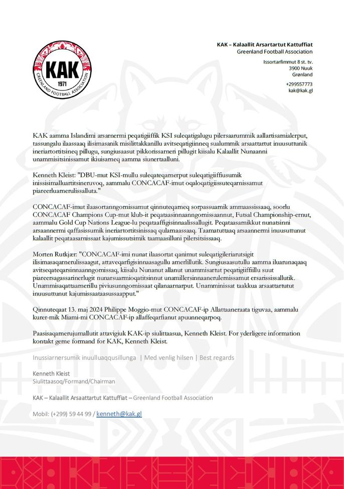Groenlandia, la Federcalcio chiede di aderire alla CONCACAF- immagine 3