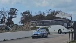 Conte e squadra carichi per Monza: la partenza del pullman da Castel Volturno