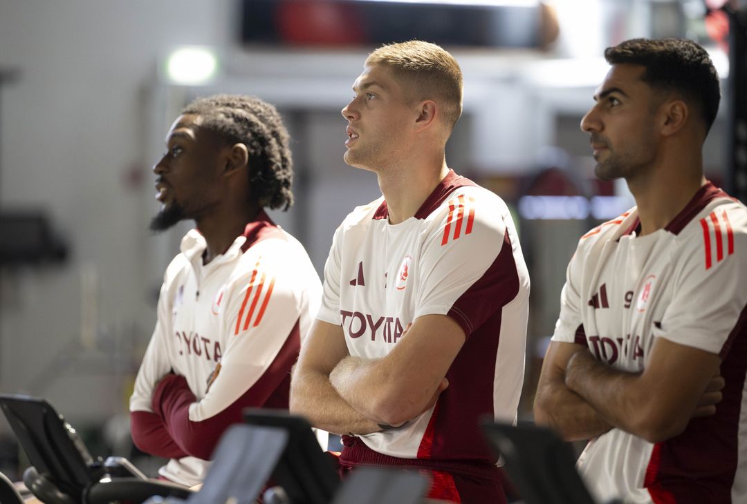 Roma, lavoro in palestra dopo la trasferta di Londra – FOTO GALLERY - immagine 15