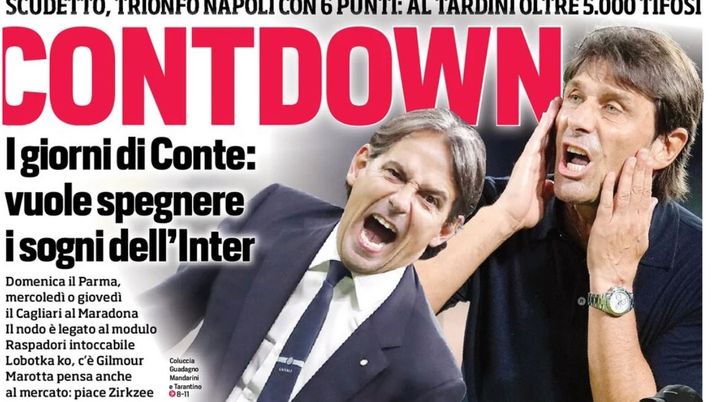 Il Napoli sui media: le prime pagine dei quotidiani di oggi - immagine 1
