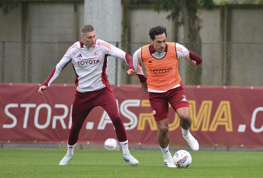 Getty Images Trigoria, l’allenamento mattutino a due giorni dal Lecce – FOTO GALLERY- immagine 1