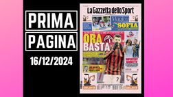 Prima pagina Gazzetta dello Sport: “Altro che festa: Milan contestato”