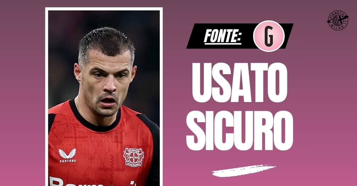 calciomercato milan ottimismo per xhaka ecco cosa manca ancora