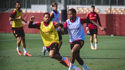 Trigoria, l’allenamento a due giorni da Roma-Inter – FOTO GALLERY