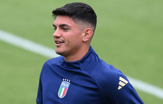 ISERLOHN, GERMANY - JUNE 14: Raoul Bellanova of Italy in action during a Italy training session at Hemberg-Stadion on June 14, 2024 in Iserlohn, Germany. (Photo by Claudio Villa/Getty Images for FIGC)