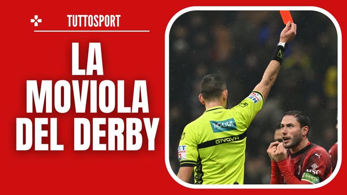 Moviola derby Milan-Inter Serie A 2023-2024 arbitro Colombo