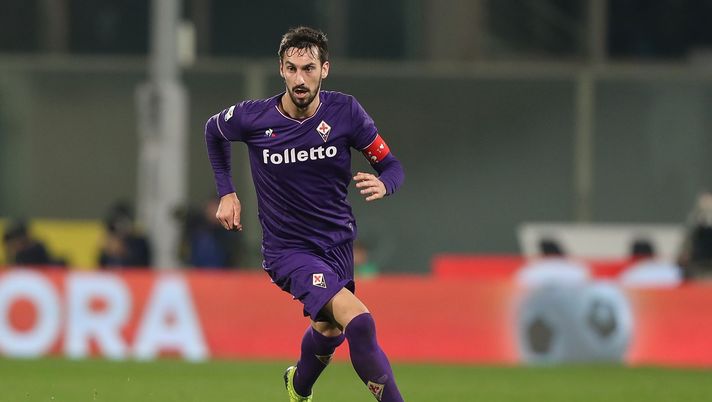 FLORENCE, ITALY - JANUARY 05: Davide Astori of ACF Fiorentina in action during the serie A match between ACF Fiorentina and FC Internazionale at Stadio Artemio Franchi on January 5, 2018 in Florence, Italy. (Photo by Gabriele Maltinti/Getty Images)