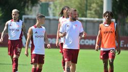 Roma, scarico a Trigoria e partitella con l’Ostiamare – FOTO GALLERY