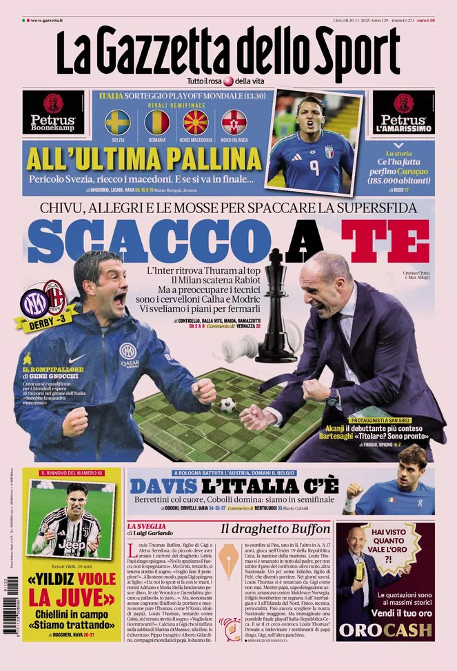 Gazzetta dello Sport - 12/09/ 2021 | Erreà
