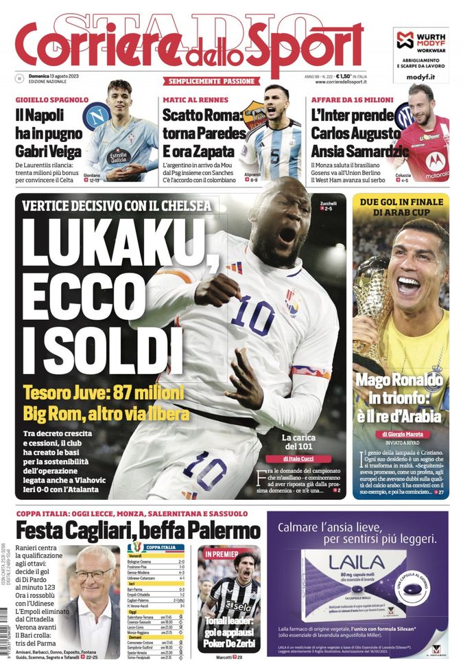 Il Corriere dello Sport 13-08-2023