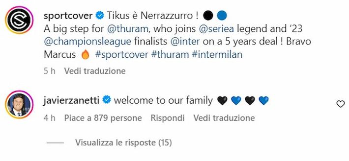 L’agenzia di Thuram: “Inter club leggendario, grande passo”. Zanetti: “Benvenuto in famiglia”- immagine 3