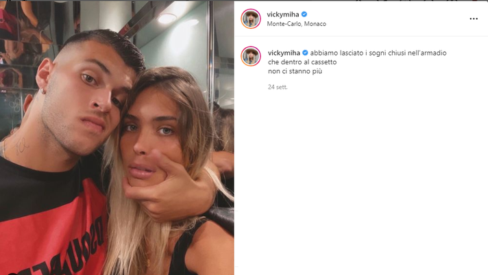 Torino, Pellegri: la fidanzata è Viktorija, la prima figlia di Mihajlovic - immagine 1