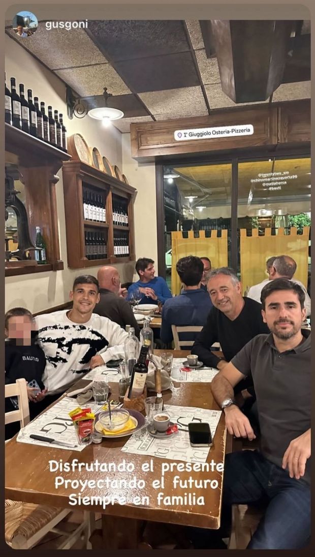 FOTO – Cena “di lavoro” per Quarta con il suo procuratore: “Progettando il futuro”- immagine 2