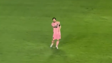 Messi esulta in onore di Djokovic (Fonte Video Account X Messi World)