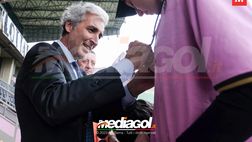 FOTO PALERMO, il presidente Mirri canta e salta con i tifosi (GALLERY)