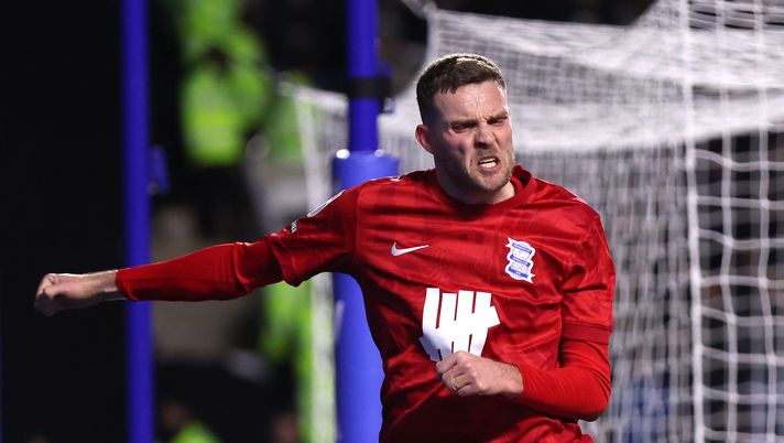 SHEFFIELD, ENGLAND - JANUARY 20: Marvin Ducksch of Birmingham City celebrates scoring his team's first goal during the Sky Bet Championship match between Sheffield Wednesday and Birmingham City at Hillsborough on January 20, 2026 in Sheffield, England. (Photo by George Wood/Getty Images) Birmingham
