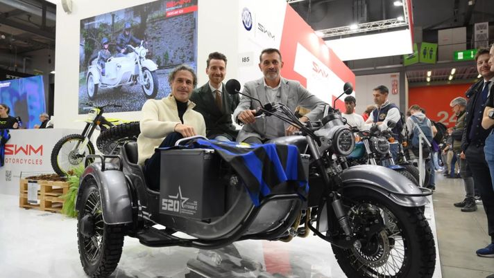 Inter a EICMA 2023, ospite di SWM Motorcycles: presente Galante - immagine 1