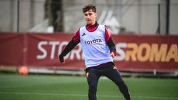 Trigoria, la seduta verso lo Stoccarda: in gruppo Baldanzi e Ferguson, a parte Celik