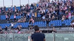 VIDEO Pisa-Palermo, Dionisi saluta i tifosi rosanero nel settore ospiti