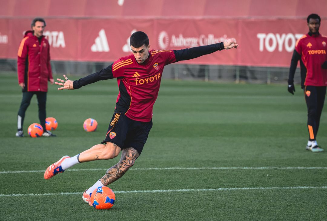Trigoria, l’allenamento a due giorni da Roma-Como – FOTO GALLERY - immagine 16