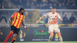 Lecce-Roma, Dovbyk esce per infortunio: le sue condizioni