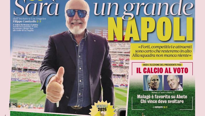 Prime pagine giornali sportivi oggi: il Napoli sui media- immagine 1