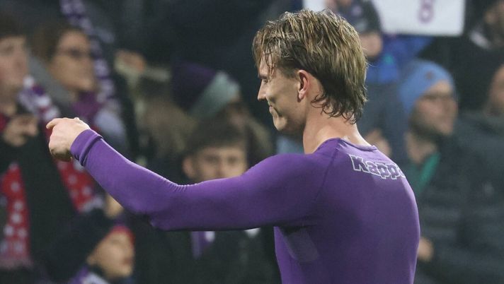 GERMOGLI PH: 11 DICEMBRE 2025 FIRENZE STADIO ARTEMIO FRANCHI CONFERENCE LEAGUE FIORENTINA VS DINAMO KIEV NELLA FOTO ALBERT Nazione: “Fagioli e Nicolussi deludono. Il regista non serve, c’è Gudmundsson” - immagine 1