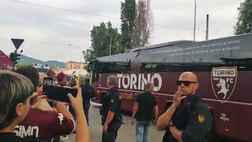 Video – Torino-Venezia: l’arrivo del pullman granata allo stadio