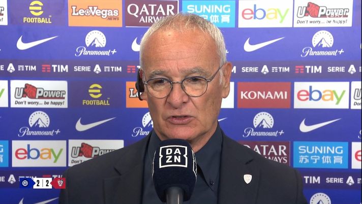 Ranieri: “Grande partita con l’Inter: ragazzi dispiaciuti, 3 punti sarebbero stati oro” Ranieri: “Grande partita con l’Inter: ragazzi dispiaciuti, 3 punti sarebbero stati oro” - immagine 1