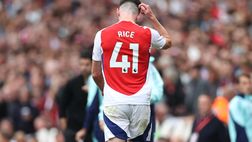 Declan Rice out per infortunio: l’Arsenal perde un pezzo fondamentale