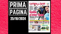 Prima pagina Corriere dello Sport: “Guida a Inter-Juventus”