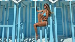 Diletta Leotta, l’estate prosegue a Forte dei Marmi: tutto in tonalità azzurre